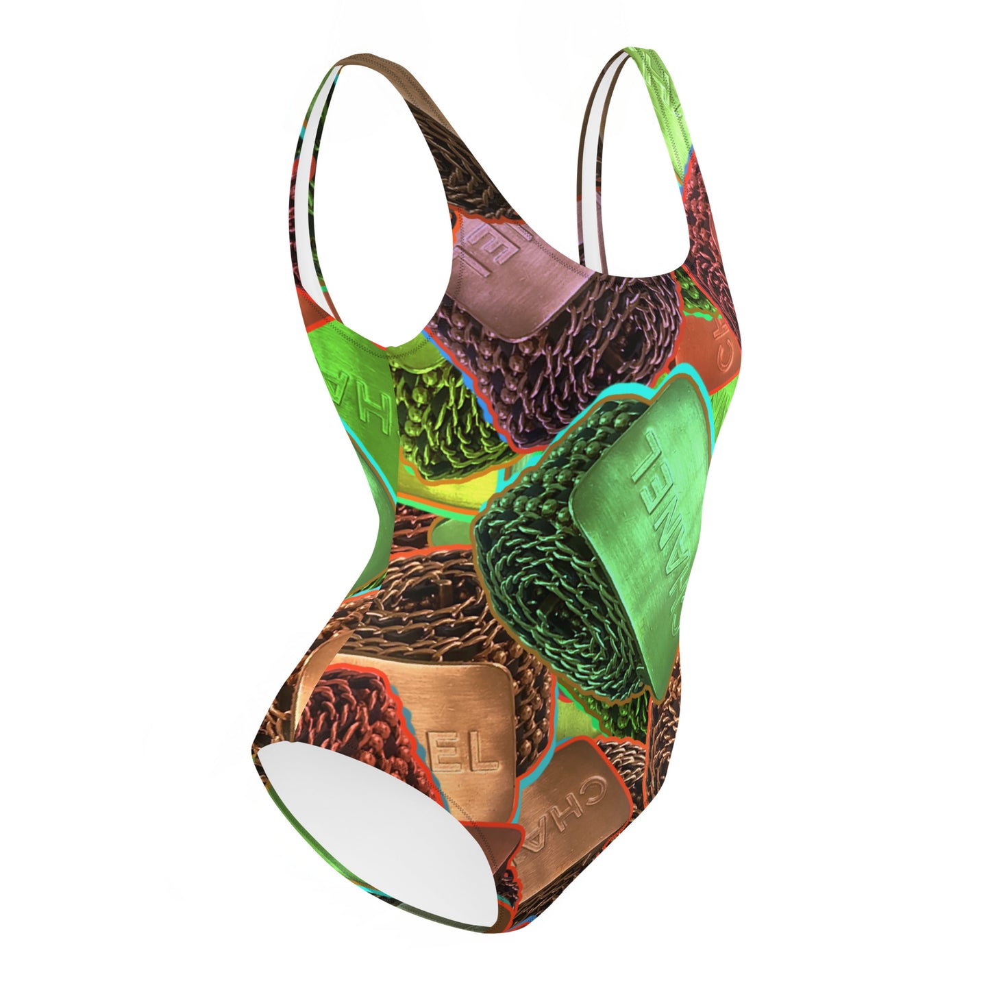 Abstract Chain Bodysuit/Bathing Suit